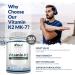 Vitamin K2 MK-7 200mcg - 365 Vegetarian Tablets - High Strength Menaquinone MK7 - Nu U Nutrition - Buy Online on GoSupps.com