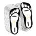 60Pairs(120 Feets) Disposable Black Spray Tanning Feet Pads Sunless Airbrush Spray Tent Protect Foot