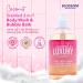 Blossom Layered Luxury 2-in-1 Scented Body Wash & Bubble Bath Hydrating Cleanser with Hyaluronic Acid for Dry Skin | Coconut | 500ml | Cruelty Free - Buy Online on GoSupps.com