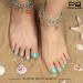 FANDAMEI Press on Toenails - 576PCS in 24 Colors | French Tip Glitter & Matte Glossy | Perfect Fake Toe Nails for Nail Art - Buy Online on GoSupps.com