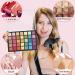2PCS Large Magnetic Makeup Palettes | DIY Cosmetic Storage Boxes for Eyeshadow & Lipstick | Portable 9.3x6.6 Hardshell Cases - Buy Online on GoSupps.com