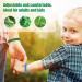 48-Pack Mosquito Bracelets & 72-Pack Smile Patches | DEET-Free & Waterproof | Citronella Wristbands for Kids & Adults - Indoor/Outdoor Protection - Buy Online on GoSupps.com