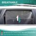 2 PCS Magnetic Car Sun Shades for Baby | One-way Perspective | Installation-free Magnetic Curtain | Rear Side Window Back Seat | 2pcs - Buy Online on GoSupps.com