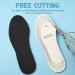 Kids Memory Sponge Shoe Insoles - 2 Pairs, Breathable & Washable - Black - Buy Online on GoSupps.com