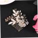 Angoily 1pc Pearl Hair Pin Wedding Hair Side Combs Wedding Hair Accessories Rhinestone Hair Accessories Bridal Pearl Hair Comb Tiara European Style Bride Wedding Accessories - Buy Online on GoSupps.com