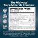 Ultra Premium Trace Minerals Complex - 90 Multimineral Tablets with Zinc, Iodine, Selenium, Boron, Potassium, Copper - Top UK Minerals Supplement - Buy Online on GoSupps.com