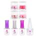 Revel Nail Dip Powder Starter Kit - Pretty in Pink (4 Colors) with Base, Activator, & Top Coat - DIY Home Salon Manicure Set - Buy Online on GoSupps.com