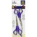 Hertzko Pet Grooming Scissors Set - Round Tip Safety Shears for Dogs, Cats, and Rabbits - Serrated Facial Hair Trimming + Regular Shears for Body Fur - Buy Online on GoSupps.com