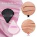 2 Pack Triangle Velour Makeup Powder Puffs | Soft Face Powder Puff for Setting Loose Powder | Beauty Powderpuff for Under Eye | Black+Pink - Buy Online on GoSupps.com