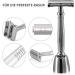 Socialic Razor Plane Set | 5 Blades & Holder | High-Quality Safety Razor for Men & Women | Gentle Wet Shaving & Hair Removal Solution - Buy Online on GoSupps.com