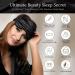 SilkSleek 22 Momme Pure Mulberry Silk Eye Mask for Sleeping | 100% Silk Filled | Super Soft & Comfortable | Blackout Sleep Mask | Travel Essential in Gift Box - Black - Buy Online on GoSupps.com