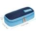 Diabetic Insulin Cooling Bag - On-the-Go Insulin & Medication Case with 2 Ice Packs - Dark Blue 20x4x9cm - Buy Online on GoSupps.com