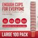 2oz Red Paper Disposable Shot Glasses for Jello Shots & Parties - Crack-Free Hard Plastic Alternative - Buy Online on GoSupps.com