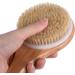 Chikoni Dry Bath Body Brush Back Scrubber with Long Wooden Handle - 100% Natural Bristles for Exfoliation, Detox, Cellulite, and Blood Circulation - Health-Boosting Body Massager - Buy Online on GoSupps.com
