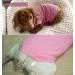 Shop Sychien Large Dog Shirt - Soft Combed Cotton T-Shirt for Bulldogs | Pink Rose Striped Design - Buy Online on GoSupps.com