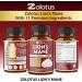 Zolotus 2 Packs 90 Capsules Lions Mane Mushroom Supplement 6 Month Supply with Cordeyceps Reishi Ashwagandha Focus Memory and Brain Support Supplement Immune Support Energy Pills - Buy Online on GoSupps.com