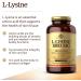 Solgar L-Lysine 1000 mg - 250 Tablets | Premium Free Form Amino Acid Supplement - Buy Online on GoSupps.com