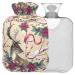 Naanle christmas deer hot water bottle with reference warm and cold therapy Transparent hot water bottle 1l warm head for bed handfoot heat pain relief