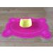 OPUL Bone Style PVC Placemat Waterproof Dog Cat Food Mat Non Slip Dog Puppy Pet Cat Dish Bowl Food Water Mat Wipe Clean FDA Grade (PINK) - Buy Online on GoSupps.com