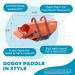 Kyjen Outward Hound Ripstop Life Jacket for Dogs - Adjustable Quick Release Design | Size L Orange - Ideal for Safe Water Adventures - Buy Online on GoSupps.com