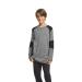 C9 Champion Boys' Color Blocked Long Sleeve T-Shirt Large Ebony Heather