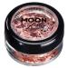 Holographic Glitter Shapes by Moon Glitter - Rose Gold - Cosmetic Festival Makeup Glitter for Face Body Nails Hair Lips - 3g