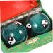 Buy Tovinanna 2-St Health Massage Handballs - Magnetic Baoding Balls Cloisonn Metal Roller Balls for Stress Relief & Wellness - Buy Online on GoSupps.com