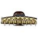 Camila Paris CP2626 French Hair Clip for Women & Girls - Double Teeth Jaw Claw Clip, Fashionable & Durable Styling Accessory, Strong Hold & No Slip Grip - Made in France (Brown) - Buy Online on GoSupps.com