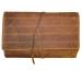 flevado XXL Large Unisex Multifunctional Tool Bag Cosmetic Bag Roll Bag Knife Bag Organizer Full Leather (brown)