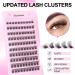 Lash Clusters Eyelash Extension 100pcs D Curl Wispy Individual Lashes for Natural DIY Look - Soft & Fluffy Thin Band Cluster Eyelash Extensions (NA-D-8-16MIX) - Buy Online on GoSupps.com