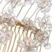 Angoily Piece Hair Comb Pearl Bride Metal Crystal - Buy Online on GoSupps.com