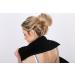 Microwavable Lavender Wheat Bags Plain Fleece Microwave Heat Pack for Back Neck Joints and Shoulder Pain Relief 44cmx13cm (Black) Plain Fleece Black - Buy Online on GoSupps.com