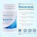Split Science Canadian-Made 98% Premium Resveratrol | High Concentration 500mg per Capsule | High Bioavailability Cellular Support and Intracellular Antioxidant | 60 Vegan Capsules 1 - Buy Online on GoSupps.com