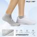 Falechay 10 Pairs Cotton Sneaker Socks - Unisex Sports Socks for Women & Men | Short White & Gray Sizes 35-38 - Buy Online on GoSupps.com
