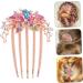 Healeved Rhinestone Hair Accessories Hairpin Hair Insert Comb Bride Hair Comb Rhinestone Hair Comb Women Headdress Hair Accessories for Women Hair Comb Clips Rhinestone Flower Hair Comb - Buy Online on GoSupps.com