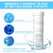 BOSIKE 50 Ammonia Test Kit - 2 in 1 Freshwater & Saltwater Nitrate Testing | Essential Aquarium Accessories for International Shipping - Buy Online on GoSupps.com