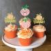 Ercadio 24 Pack Little Pumpkin Cupcake Toppers Pink Glitter Pumpkin Cupcake Picks Fall Pumpkin Cupcake Decorations for Thanksgiving Day Theme Birthday Baby Shower Party Cake Decorations Supplies Style 12 - Buy Online on GoSupps.com