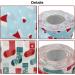 Christmas Toilet Paper Soft Printed Toilet Paper | Household Decorations with Christmas Hat Patterns Novelty for Boys and Girls - Buy Online on GoSupps.com
