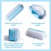 Visfresh Disposable Daily Contact-Lens Case Organizer Travel-Friendly Premium Quality Water-Resistant Silicone Case with Clearly Labeled R & L Storage up to 30 lenses (Blue) - Buy Online on GoSupps.com