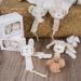 Buy 2-Pack Organic Cotton Pacifier Chains for Boys & Girls - Universal Pacifier Straps for Ages 0-36 Months | B r & Elephant Elephant-Bear - Buy Online on GoSupps.com