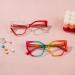 VOOGLAM Rainbow Color Cat Eye Blue Light Blocking Glasses for Women - UV Protection Fashion & Anti Eyestrain - Buy Online on GoSupps.com