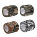 Milisten 4 Rolls Outdoor Camouflage Sports Athletic Tape Cohesive Cotton Wrap Cohesive Bandages Self- Adhesive Wrap Bandages Camouflage Tape Soft Tape Compression Non-Woven Fabric