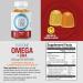 Omega Fish Oil Gummies for Adults and Teens with DHA - Support Brain and Cardiovascular Health Supplement - Vegan, Gelatin Free, GMO Free - Delicious Orange and Lemon Flavored with Omega 3, 6, and 9 - Buy Online on GoSupps.com
