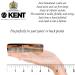 Kent A OT Small Double Tooth Hair Pocket Comb - Handmade in England, Tortoiseshell Finish - Fine/Wide Teeth for Hair, Beard, Mustache Grooming - For Men, Women, Kids - Saw Cut, Hand Polished - Buy Online on GoSupps.com