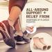 Physix Gear Plantar Fasciitis Ankle Socks - Arch Compression Sleeve for Men & Women - Achilles Support, Heel Spurs, Swelling Relief - L/XL 1 Pair (Beige Nude) - Buy Online on GoSupps.com