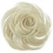 CAISHA by PRETTYSHOP Synthetic Fiber Hairpiece Scrunchie Scrunchy Updo Slightly Wavy Platinum Blonde G16B platinum blonde #613 G16B