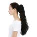 WIG ME UP 9563B-1 Long Curly Black Braid Ponytail Hairpiece - 60 cm Voluminous Curly Extensions for Stunning Looks - Buy Online on GoSupps.com