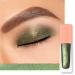 Oulac Liquid Glitter Eyeshadow Metallic Mossy Green Eyeshadow with Gold Sparkle Shimmer Eyeshadow & Eyeliner Blendable Eye Make-up Crease-Free Vegan Cruelty-Free 5.4g Wreath Nebula (20)