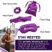 Lullify Silk Sleeping Mask and Travel Kit with Headband and Scrunchie for Healthy Natural Sleep Anywhere - Buy Online on GoSupps.com