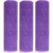 Samuliy Long Net Bath Sponge - Nylon Mesh African Mesh Cloth Shower Net Scrubber 3 Pieces Back Cleaning Bathing Sponges for Women and Men Dead Skin Removal Purple - Buy Online on GoSupps.com
